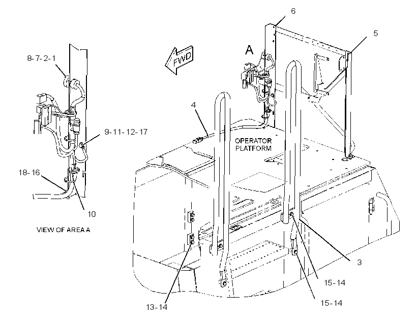 MOUNTING GP-RISER 3112660 CAT