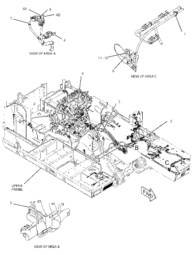 WIRING GP-CAB TILT 2940789 CAT
