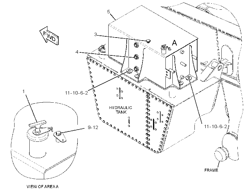 TANK GP-ENGINE OIL 2763849 CAT