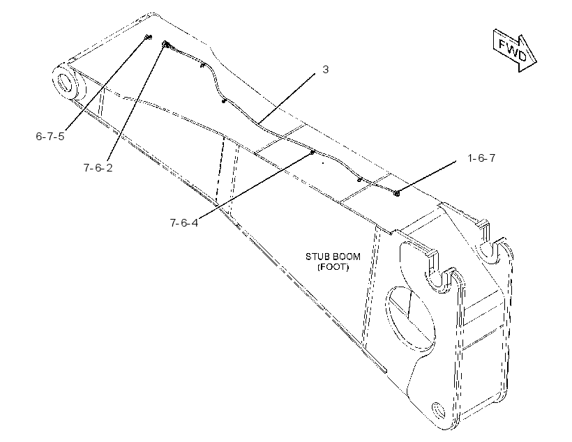 WIRING GP-BOOM 2667516 CAT