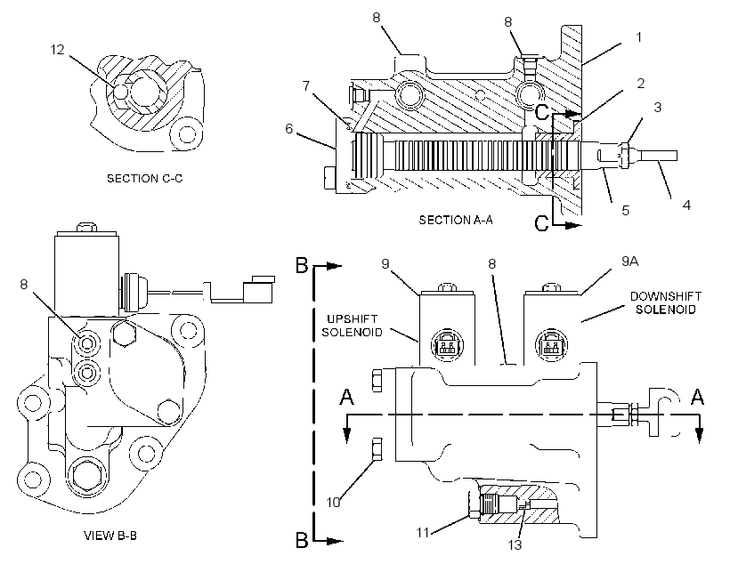 CYLINDER GP-SHIFT 2192076 CAT