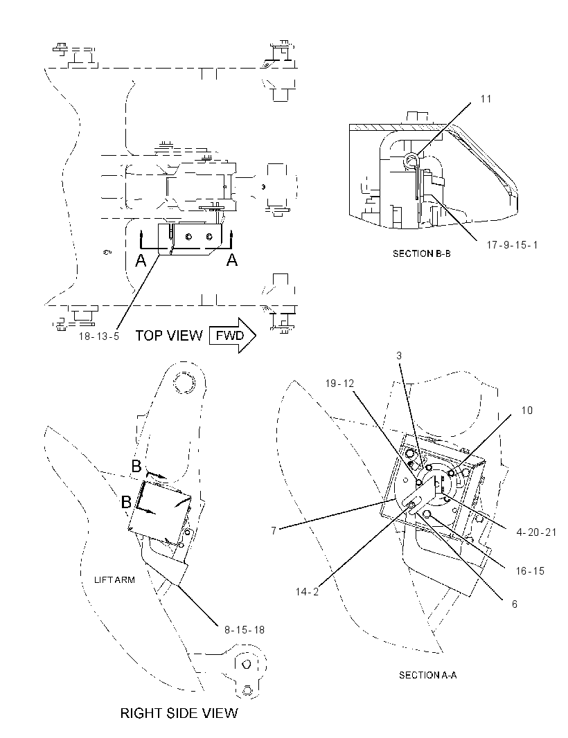SENSOR & MTG GP-TILT POSITION 3032243 CAT
