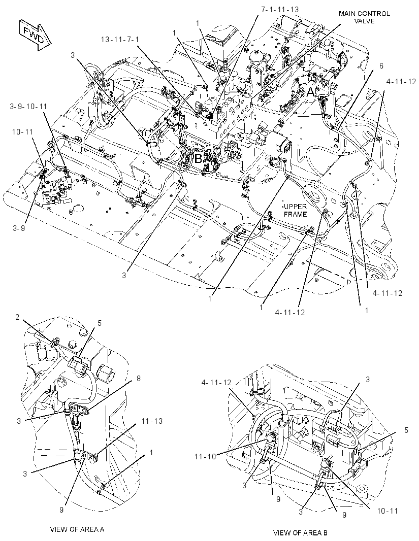 WIRING GP-AUXILIARY CONTROL 2595168 CAT