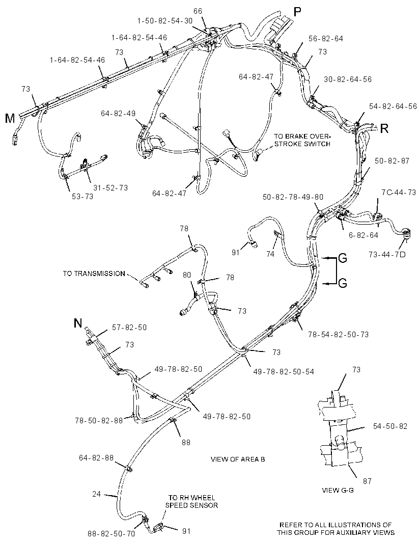Проводка шасси 2850755 CAT