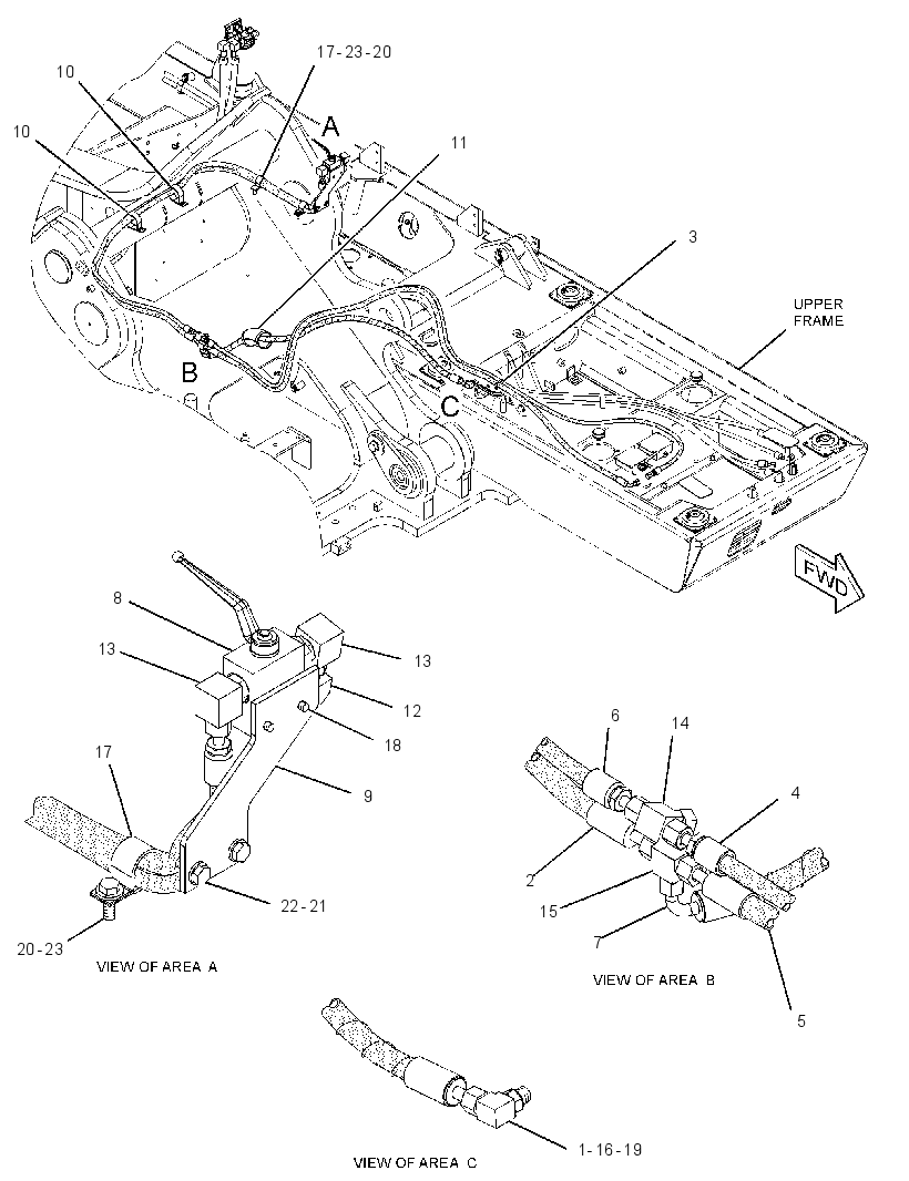 LINES GP-CAB RISER 2947147 CAT