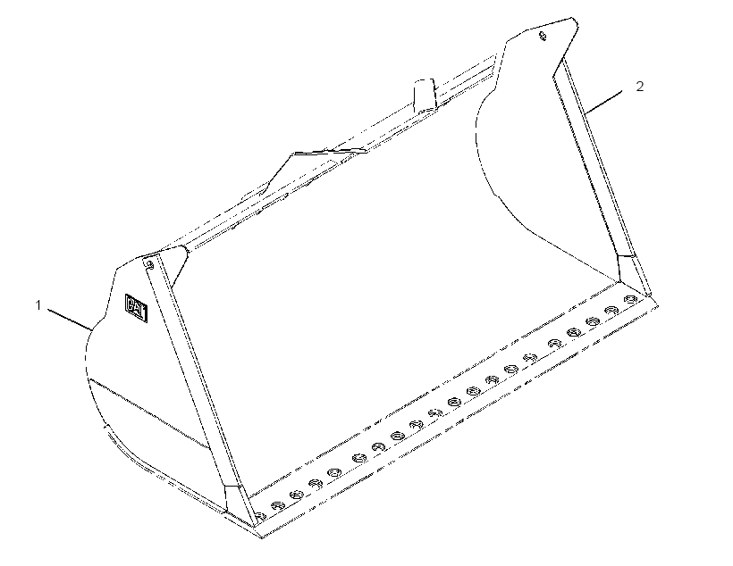 PLATE GP-BUCKET SIDE 2573820 CAT
