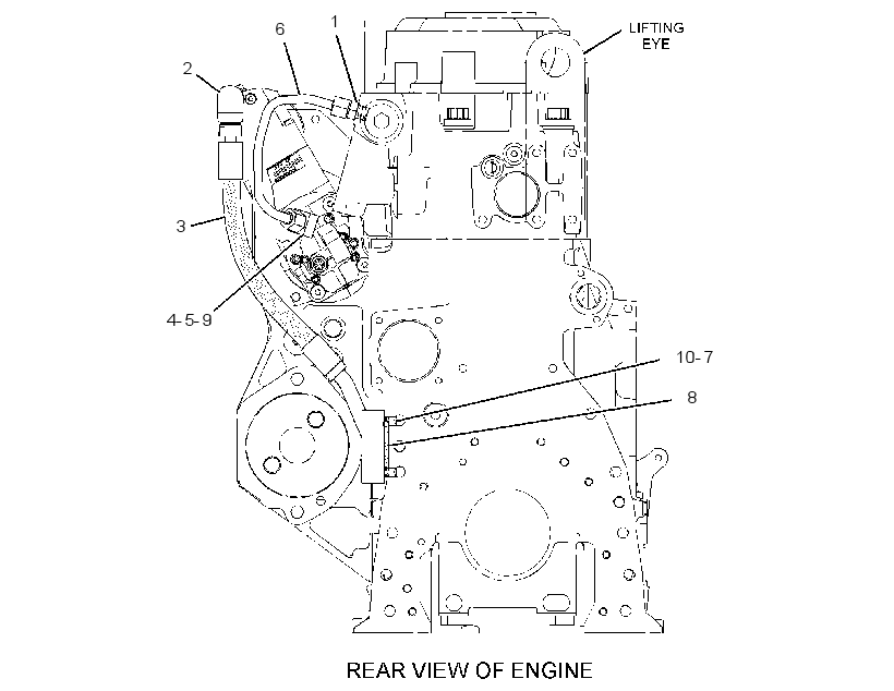 LINES GP-INJECTOR HYD PUMP 3282193 CAT
