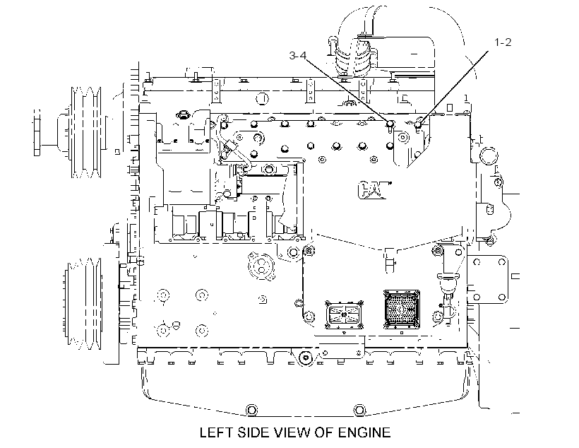 FASTENER GP-ENGINE 3186641 CAT