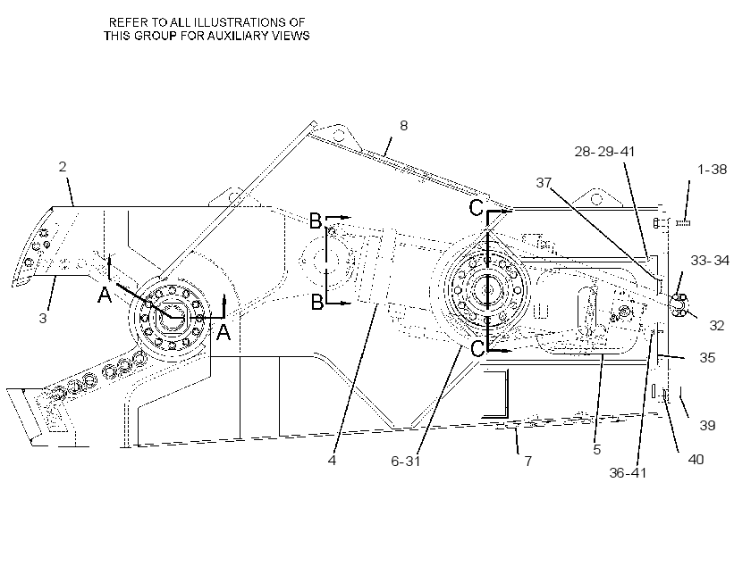 HOUSING GP-SHEAR 3189778 CAT
