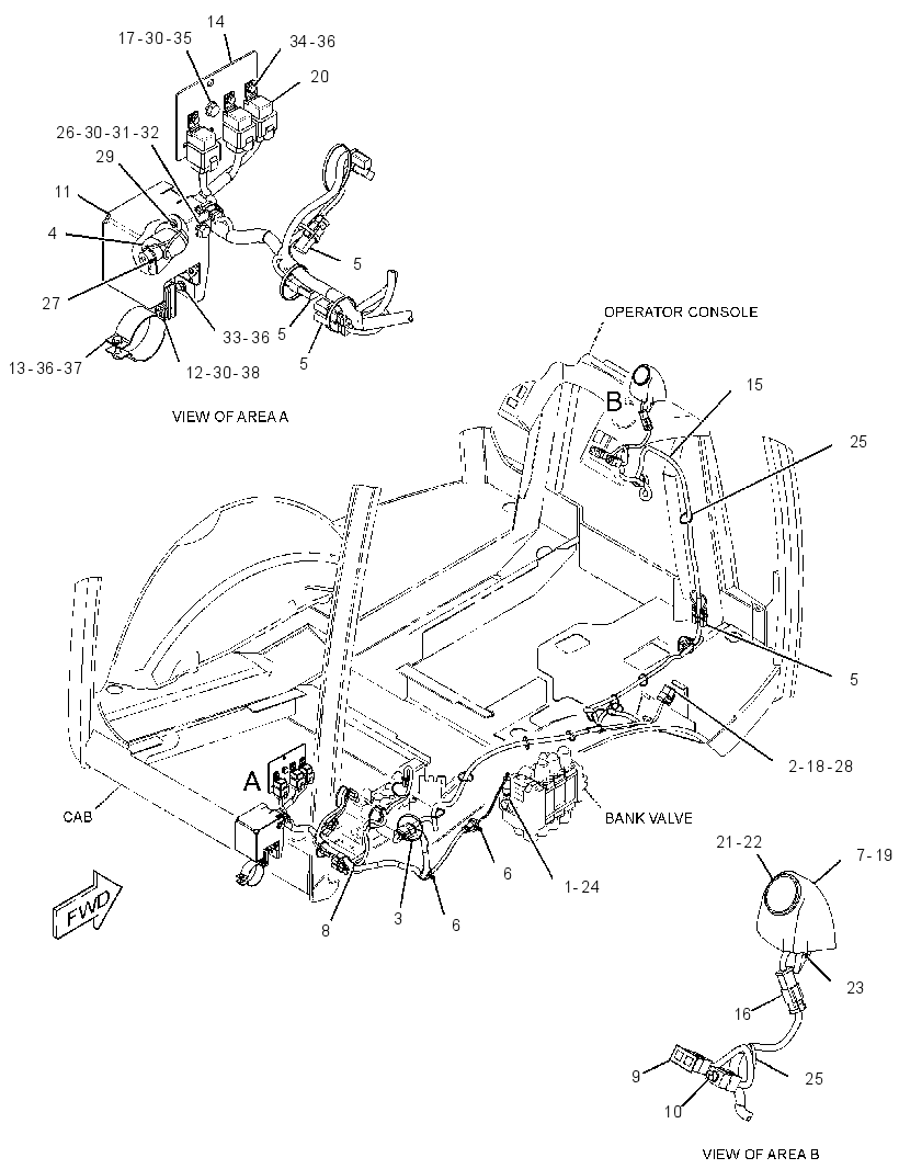 WIRING GP-STEERING 3102354 CAT