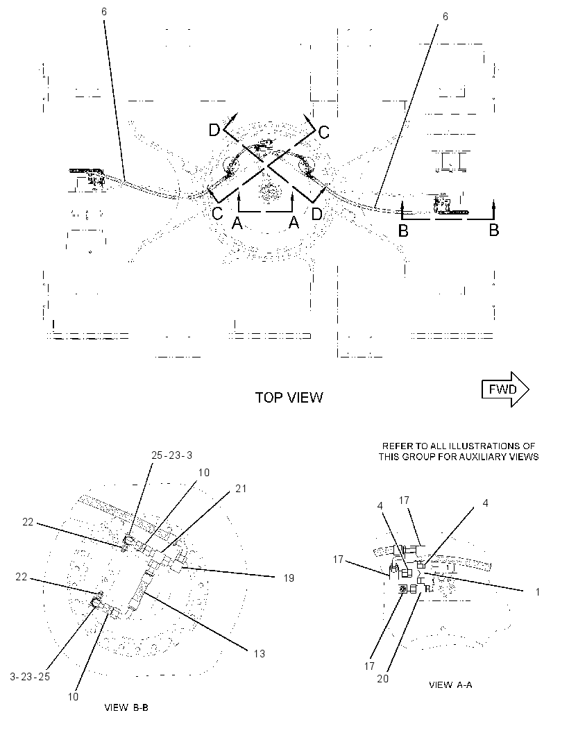 Трубопроводы мотора хода 3181489 CAT