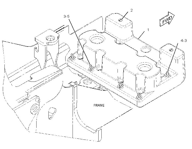 COUNTERWEIGHT GP-FRONT 2447516 CAT