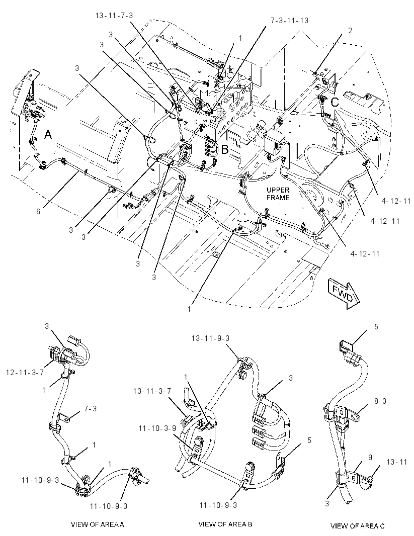 WIRING GP-AUXILIARY CONTROL 2595169 CAT