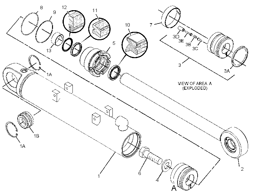 CYLINDER GP-ANGLING 3217048 CAT