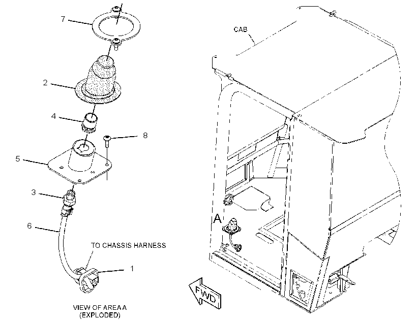 SWITCH GP-DIFFERENTIAL LOCK 2984902 CAT