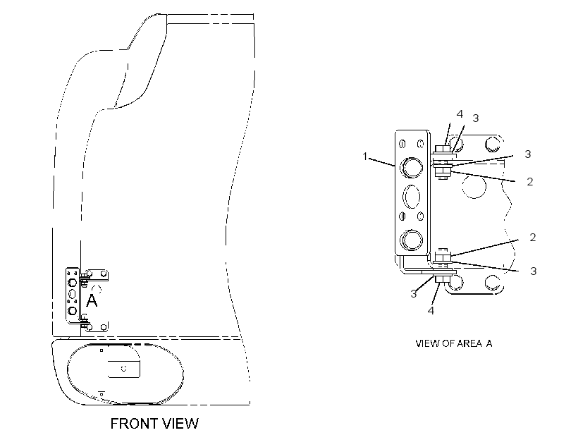 BRACKET GP-MIRROR 2864170 CAT