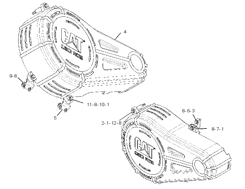 GUARD GP-PULLEY 3264155 CAT