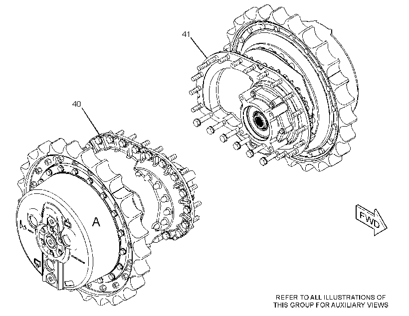 FINAL DRIVE & BRAKE GP 2238046 CAT