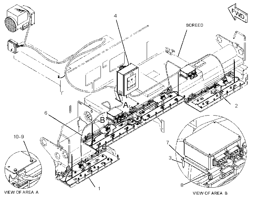 HEATER AR-SCREED 2529813 CAT
