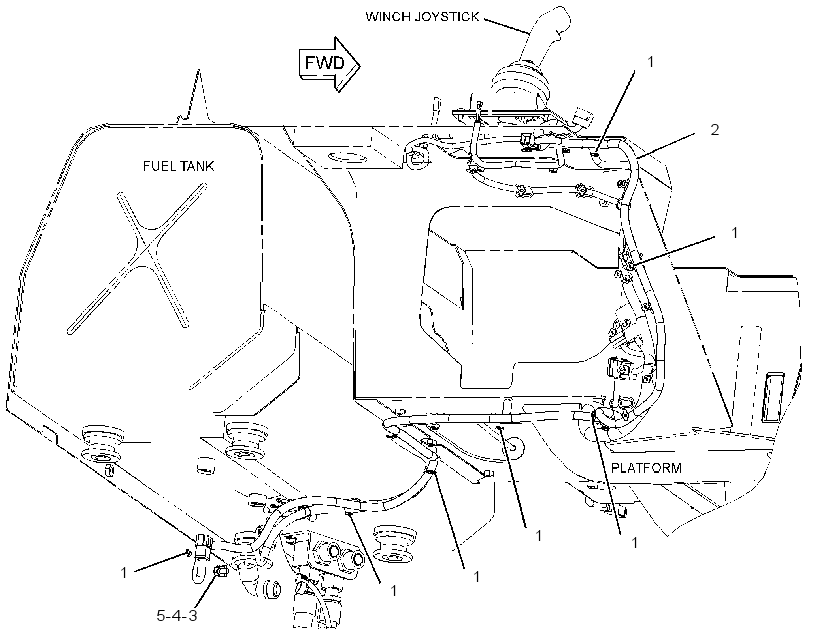 WINCH GP 2397134 CAT