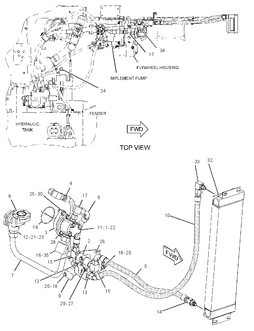 COOLER AR-HYDRAULIC OIL 2278180 CAT