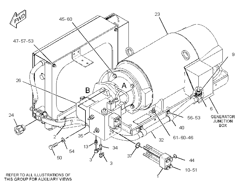 GENERATOR GP-HYDRAULIC 3080147 CAT