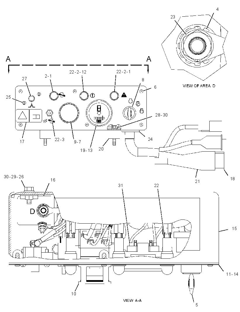CONTROL GP-AUTO START/STOP 3046645 CAT