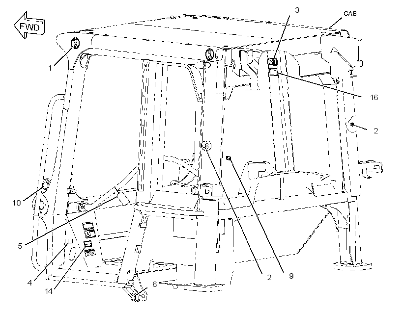 INSTALLATION GP-CAB 3213421 CAT