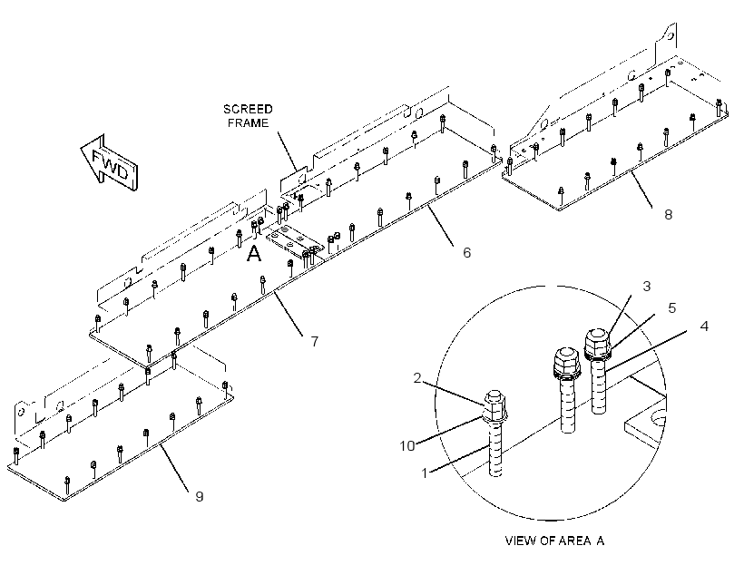 PLATE GP-SCREED 2504444 CAT