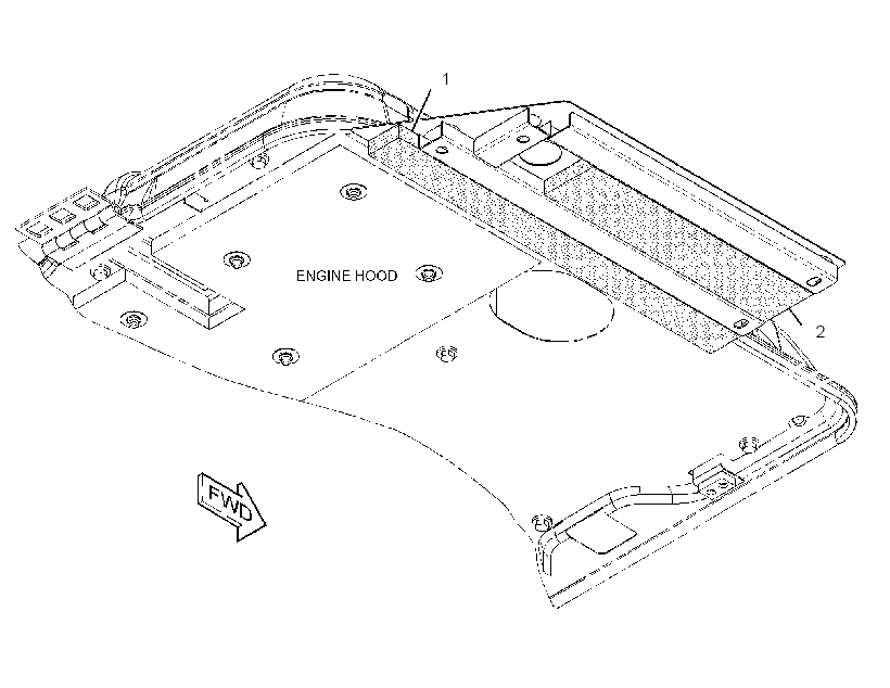 COVER GP-HOOD 3138064 CAT