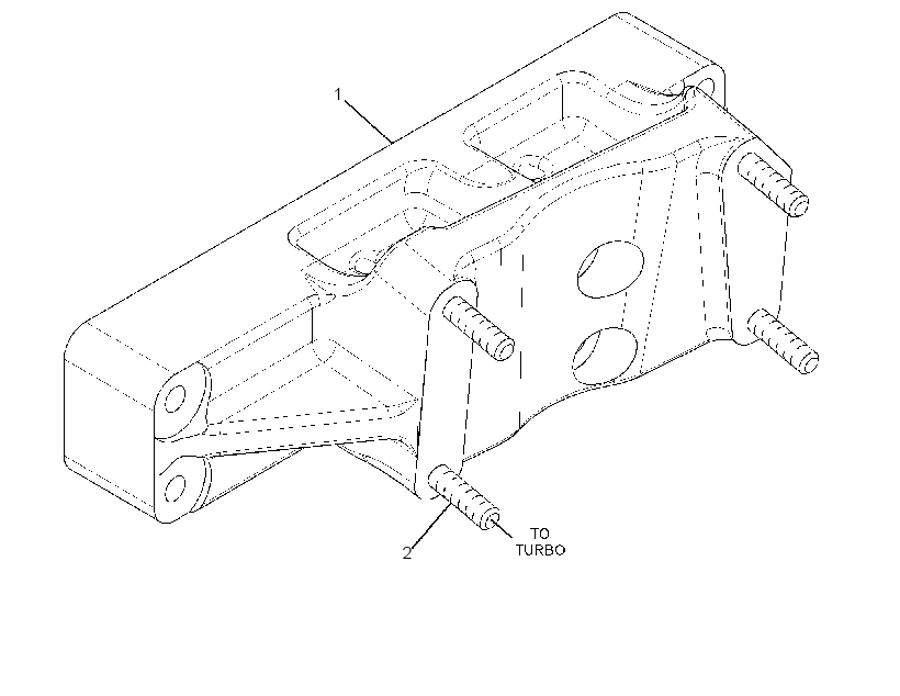 SUPPORT GP-TURBOCHARGER 3010953 CAT