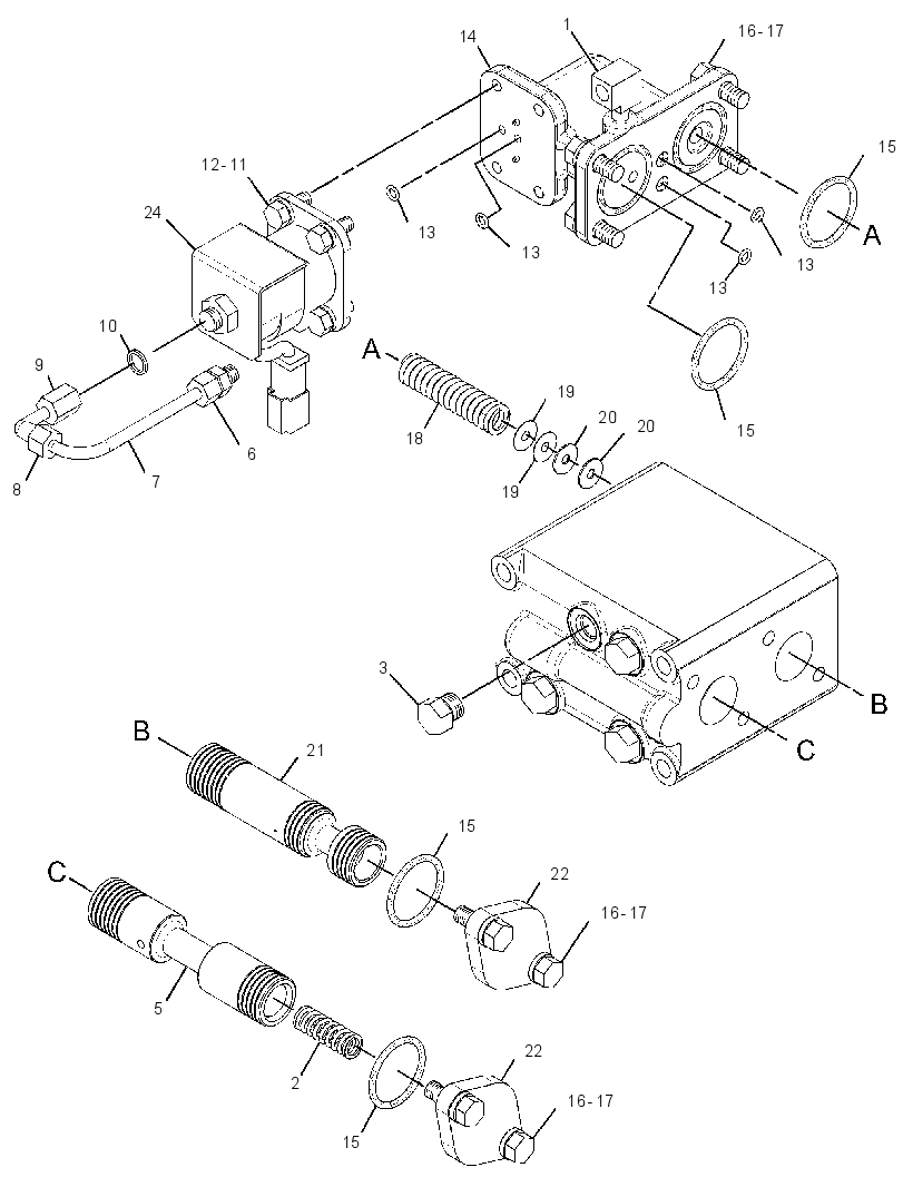 VALVE GP-LOCKUP CLUTCH & SYNC 2192013 CAT