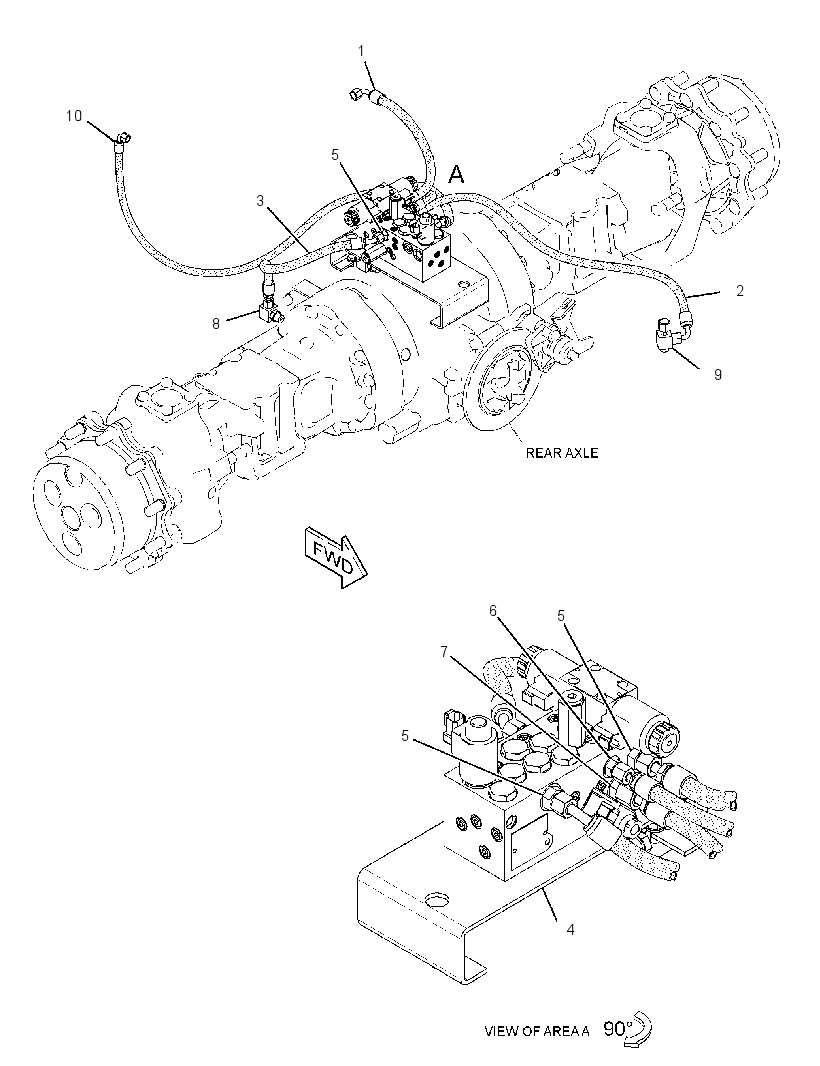 MANIFOLD & MTG GP-STEERING 3117342 CAT