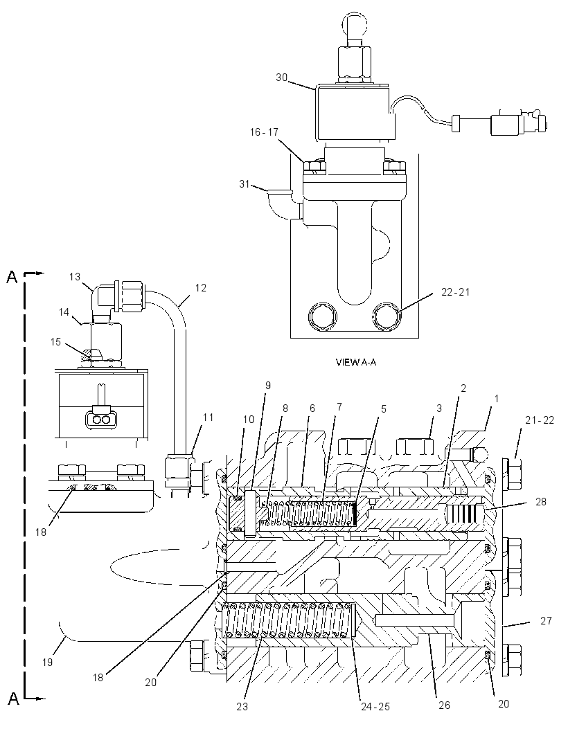 VALVE GP-LOCKUP CLUTCH & SYNC 2192011 CAT