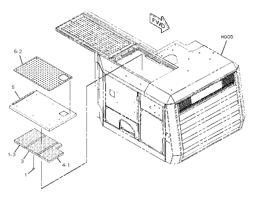 Дверь смотровая 3192515 CAT