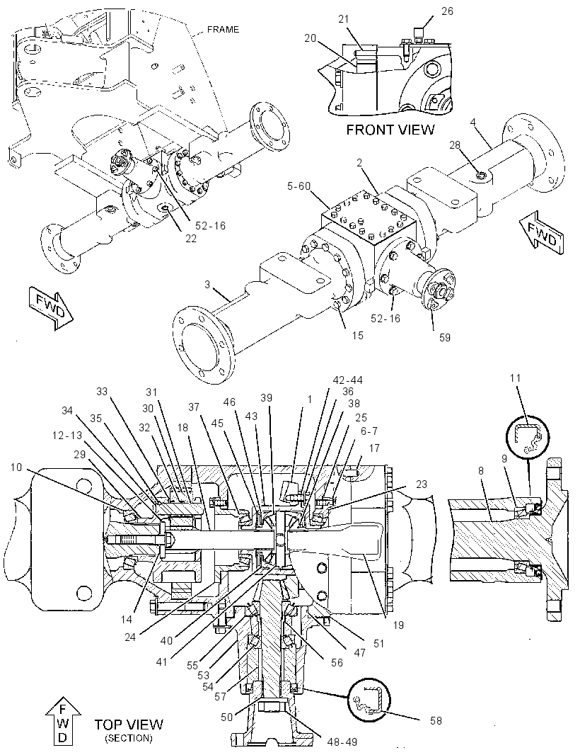 AXLE GP-FIXED 2401393 CAT