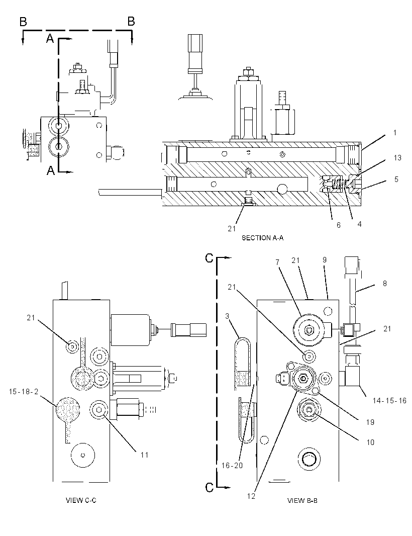 VALVE GP-MANIFOLD & REDUCING 1665949 CAT
