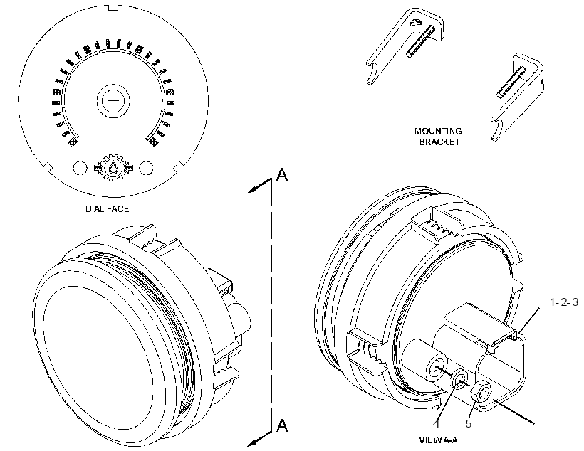 GAUGE GP-GEAR OIL PRESSURE 2072826 CAT
