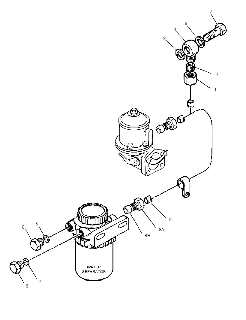 LINES GP-WATER SEPARATOR 1534954 CAT