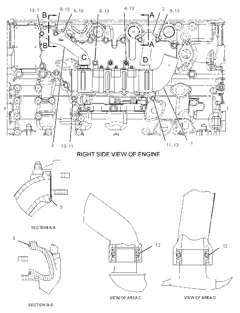COOLER GP-CLEAN GAS INDUCTION 3239254 CAT