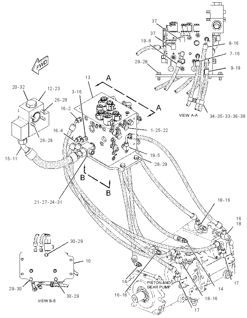 VALVE & LINES GP 2545589 CAT