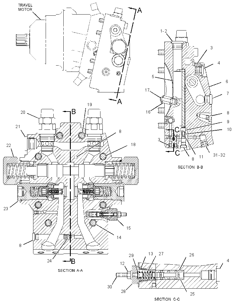 HEAD GP-MOTOR 2911126 CAT