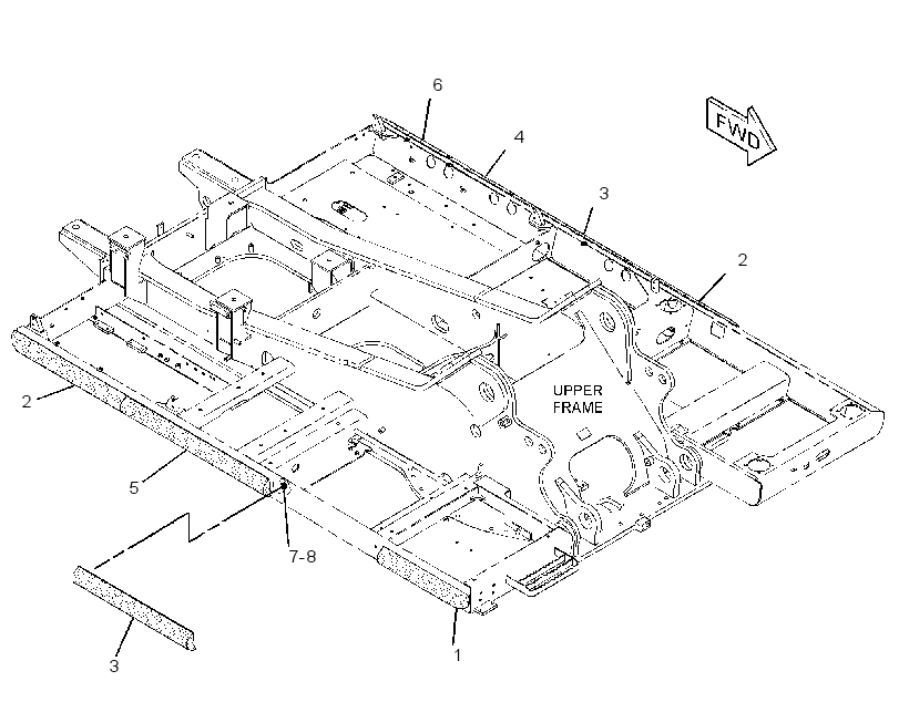 BUMPER GP 3284493 CAT