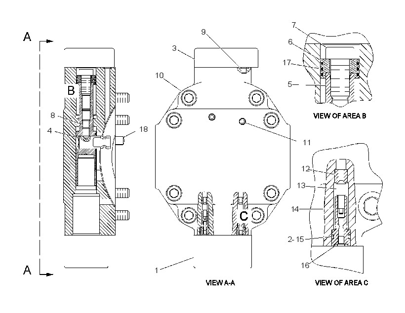 HEAD GP-MOTOR 1342638 CAT