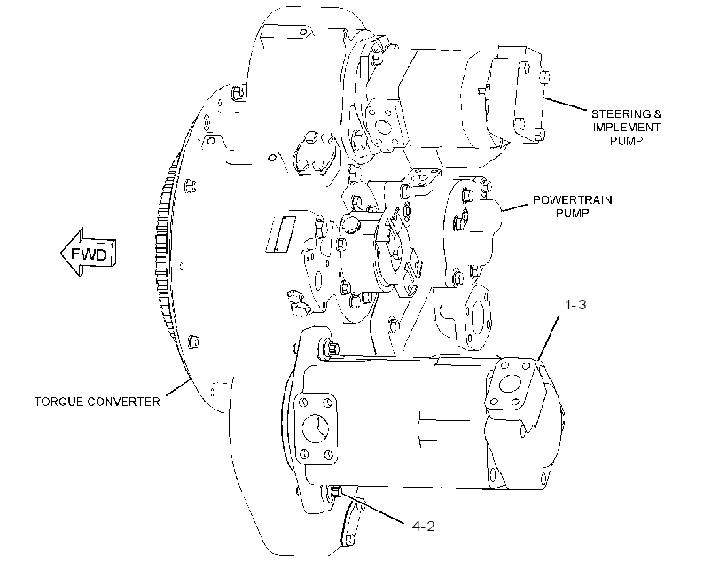 PUMP & MTG GP-ELEVATOR 2896246 CAT