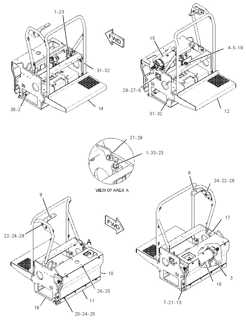 FRAME GP-SCREED 2952113 CAT