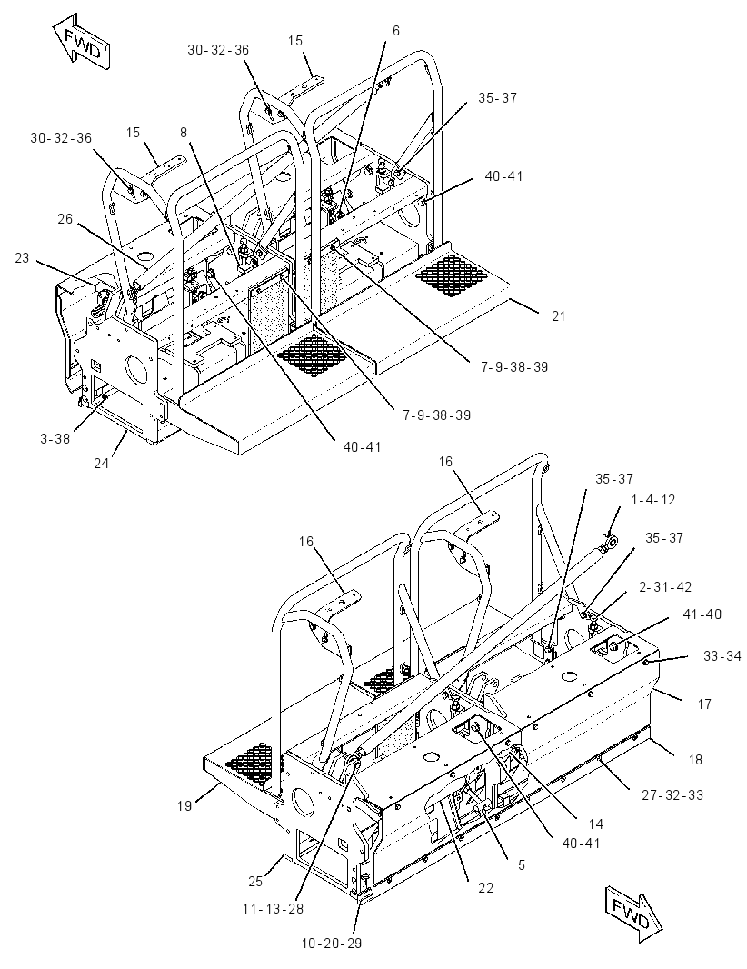 FRAME GP-SCREED 2952142 CAT