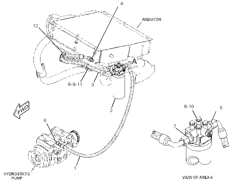 FILTER & LINES GP-HYDRAULIC 2185624 CAT