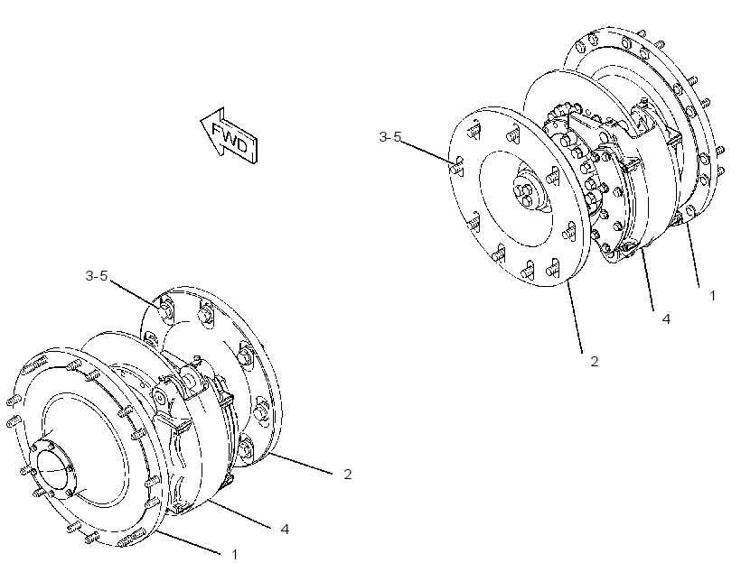 WHEEL & BRAKE GP 3145707 CAT