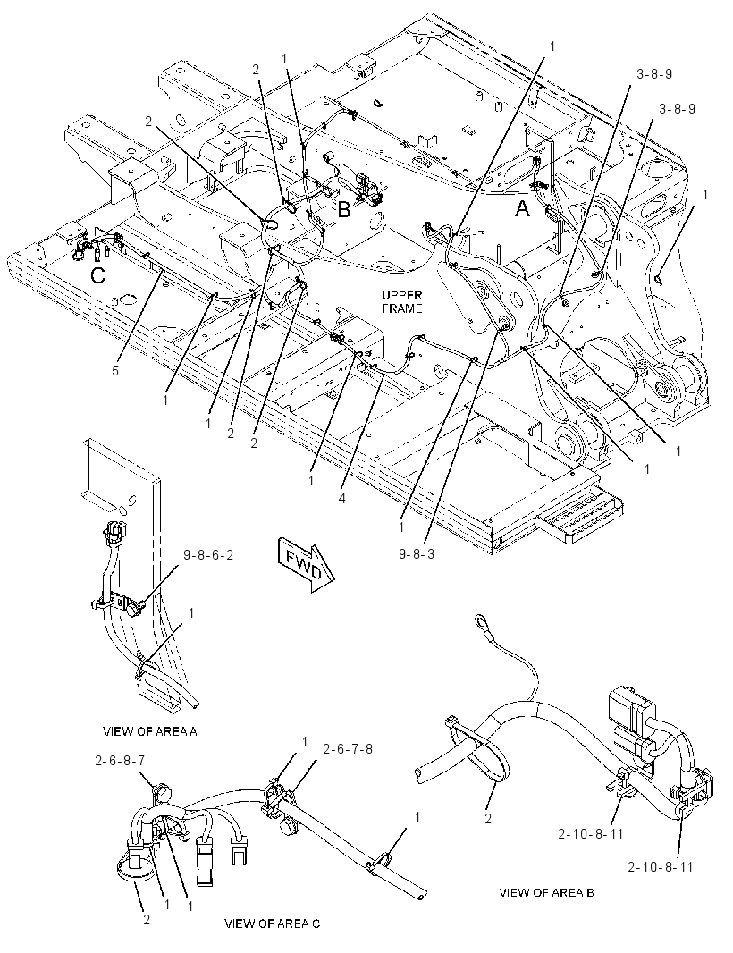 WIRING GP-AUXILIARY CONTROL 2832884 CAT